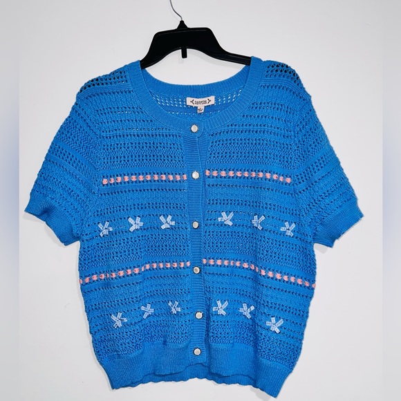 Nanette Lepore Sweaters - NANETTE NANETTE LEPORE LINEN-BLEND CARDIGAN size Large